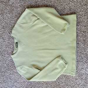 Eddie Bauer light green sweater. Size Medium. Fits Small. Never been worn.